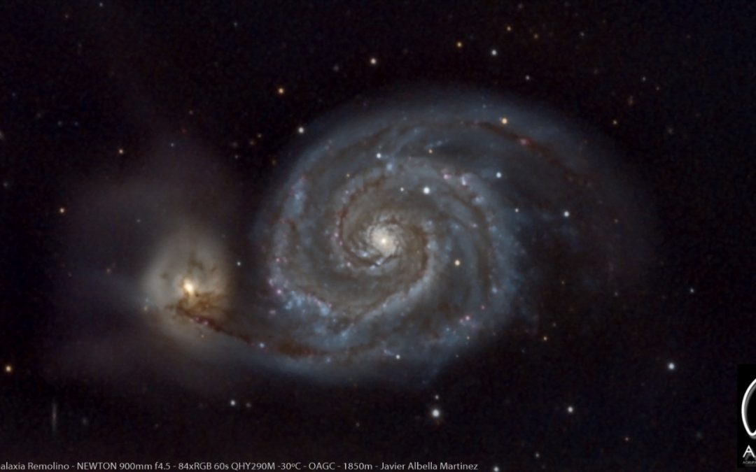 M 51 Galaxia del Remolino